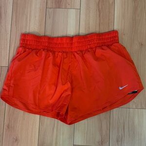 Nike Women's Red Orange Training Shorts